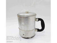 Old electric aluminum milk kettle(7.5)