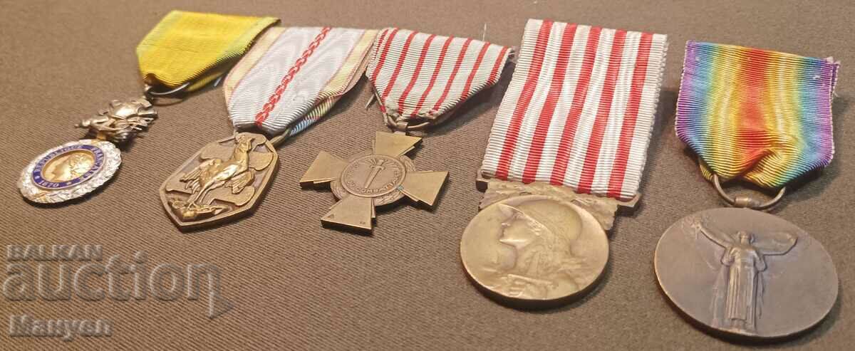 Auction  Lot of French medals, PSV and VSV.