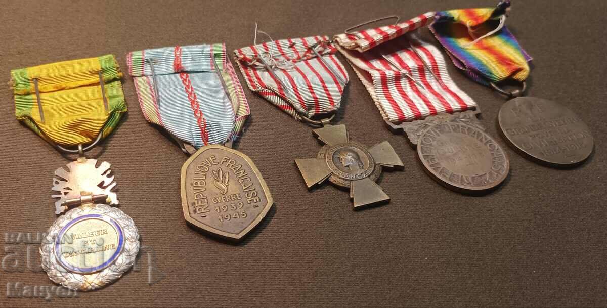Delivery of Lot of French medals, PSV and VSV.