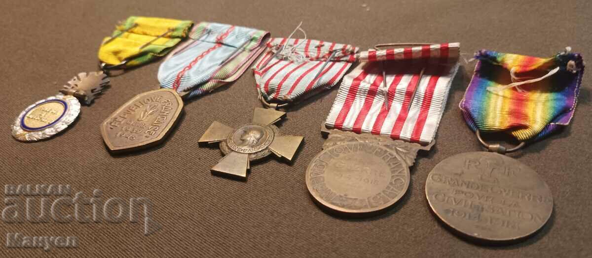 Lot of French medals, PSV and VSV. - 5