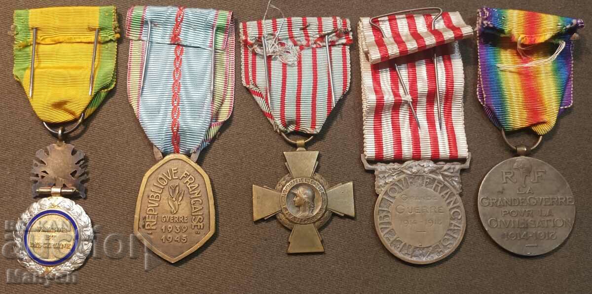 Lot of French medals, PSV and VSV. - 6