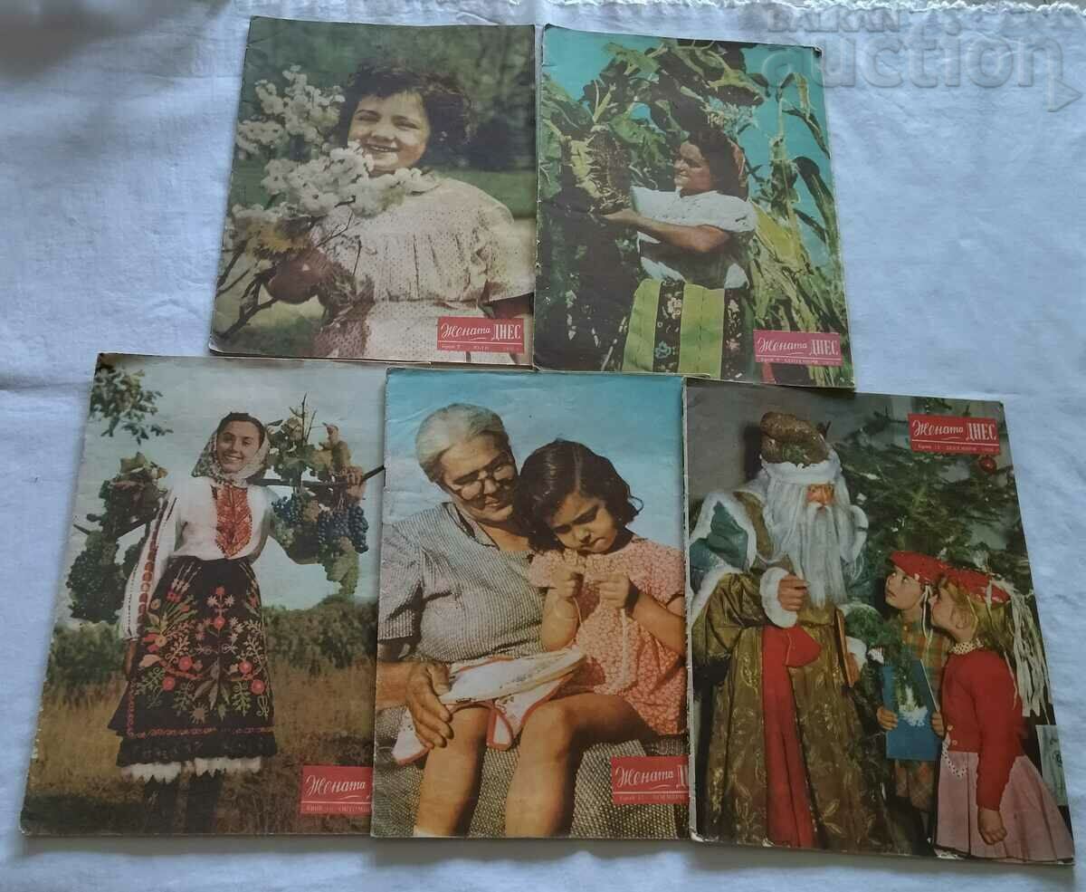SP. "TODAY'S WOMAN" 5 ISSUES/JULY, SEPTEMBER-DECEMBER/ 1956