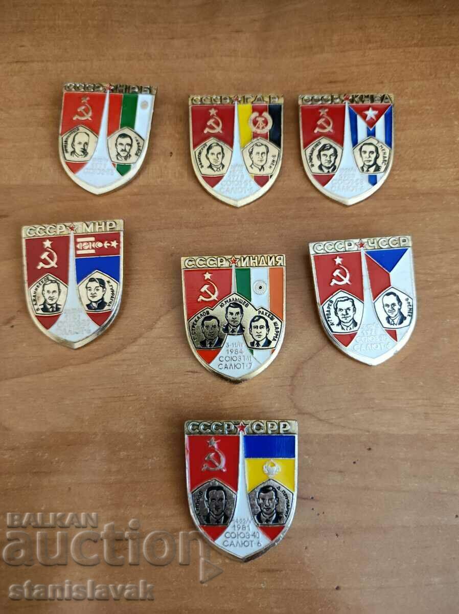 Intercosmos badge collection