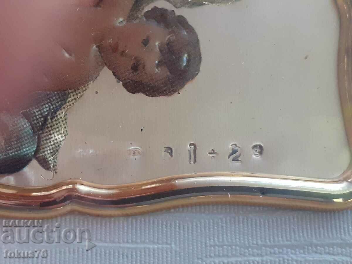 Παράδοση Ανάγλυφη ασημένια εικόνα με πιστοποιητικό Παράδοση Ανάγλυφη ασημένια εικόνα με πιστοποιητικό