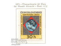 1971. Cehoslovacia. corul profesorilor slovaci '50.