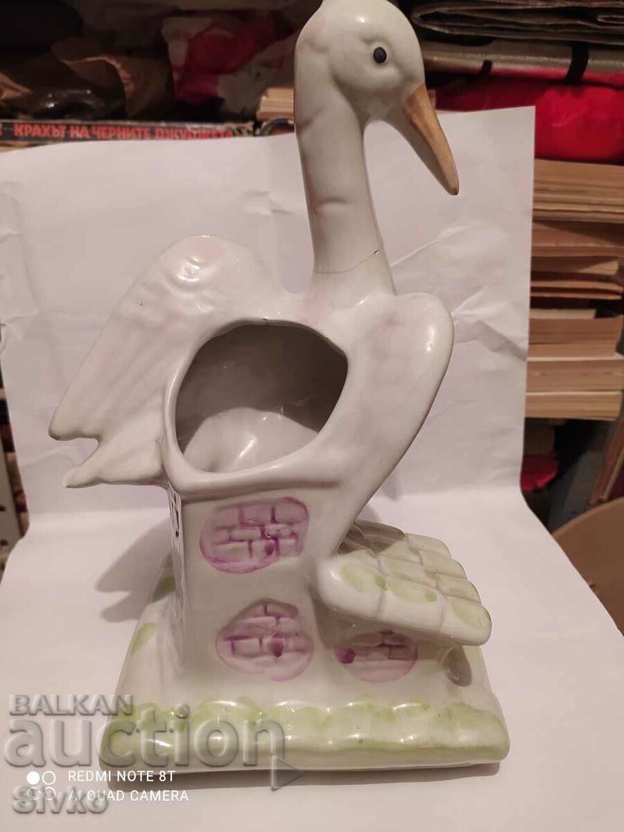 A stork vase with price 2.99 BGN | € 1.53 A stork vase with price 2.99 BGN | € 1.53