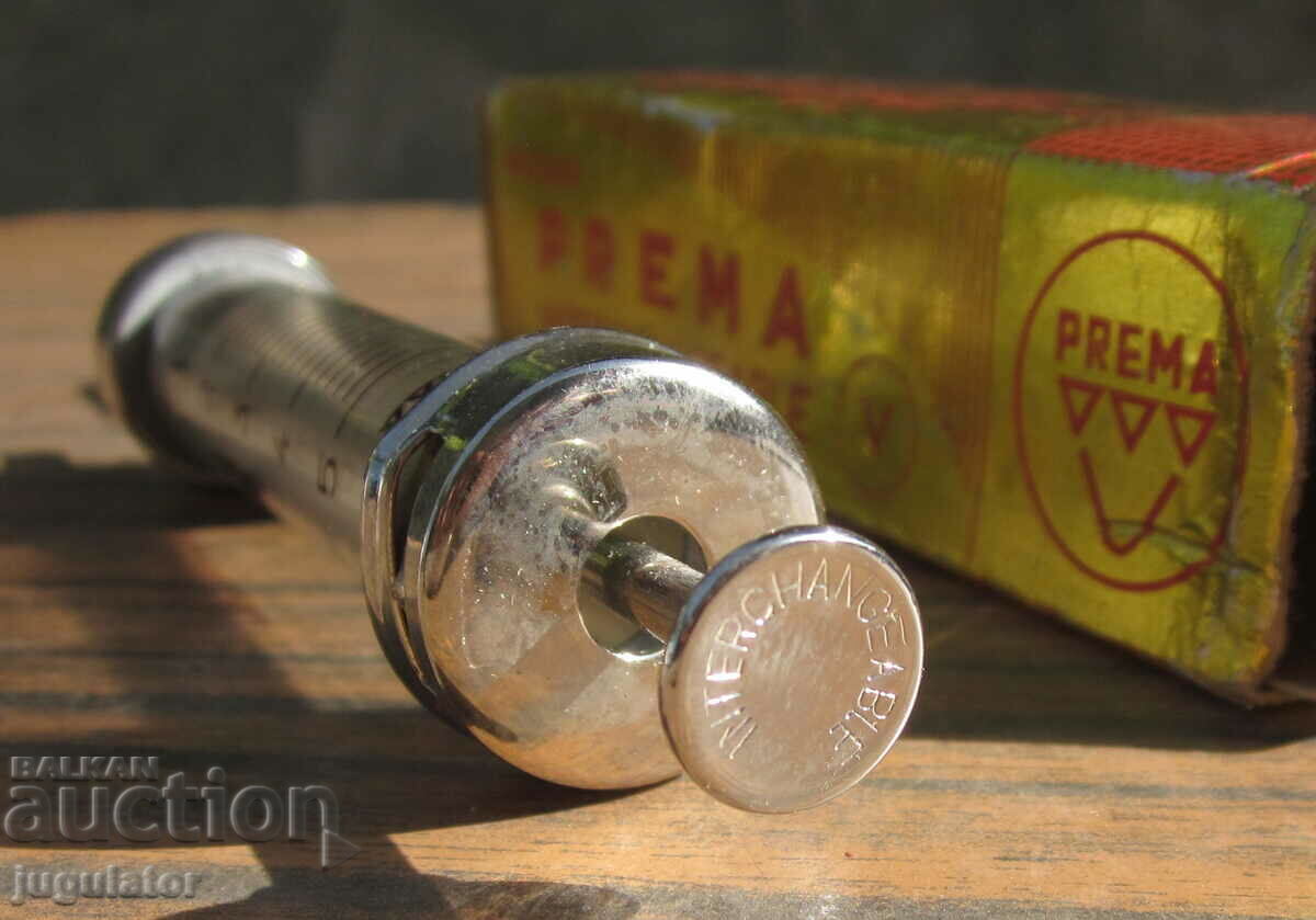 old German glass syringe unused with box - 6