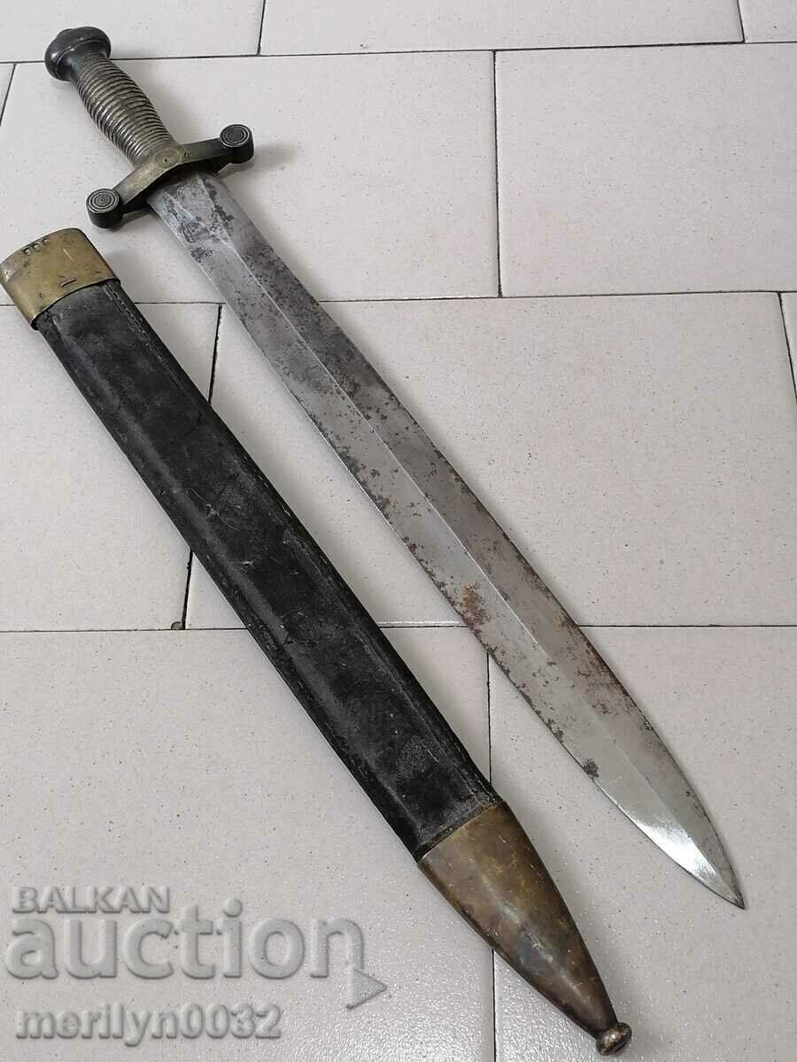 Γαλλικό μαχαίρι πεζικού με μαχαίρι kaniya μαχαίρι ξιφολόγχη λεπίδα στιλέτο με τιμή 779.00 BGN | € 398.30 Γαλλικό μαχαίρι πεζικού με μαχαίρι kaniya μαχαίρι ξιφολόγχη λεπίδα στιλέτο με τιμή 779.00 BGN | € 398.30