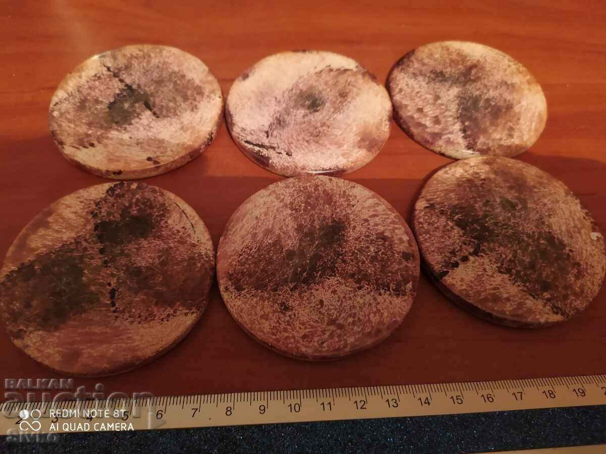 Coasters African animals ceramics - 7