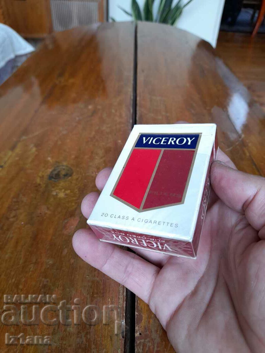 An old box of Viceroy cigarettes with price 12.00 BGN | € 6.14 An old box of Viceroy cigarettes with price 12.00 BGN | € 6.14