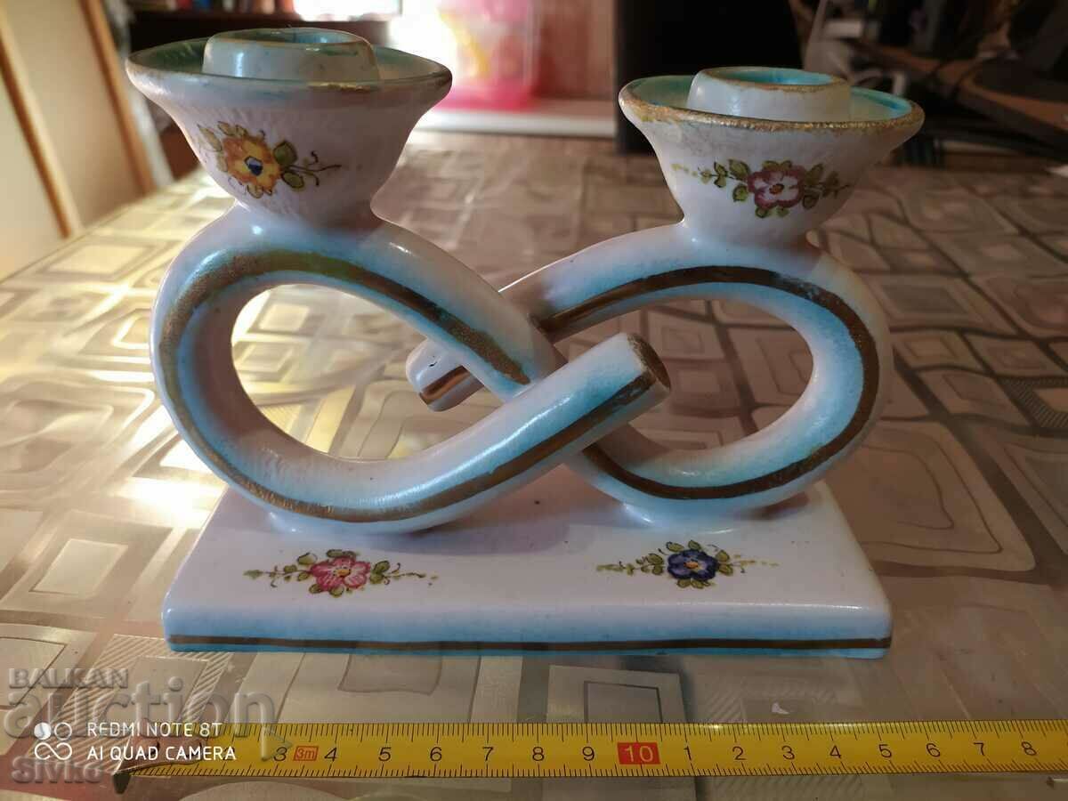 Candlestick infinity antique with price 4.99 BGN | € 2.55 Candlestick infinity antique with price 4.99 BGN | € 2.55