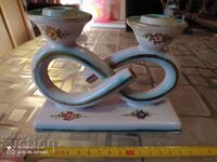 Candlestick infinity antique