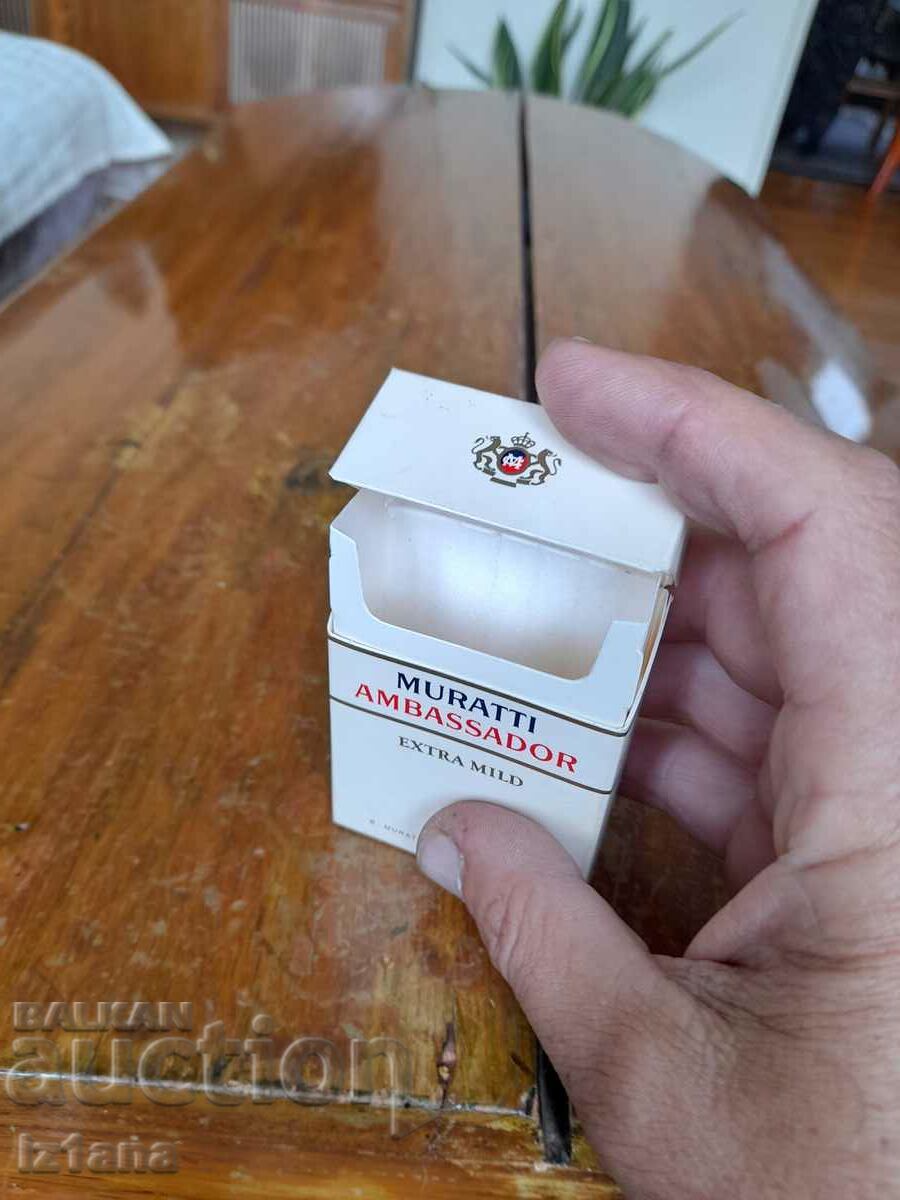 Auction An old box of Muratti cigarettes Auction An old box of Muratti cigarettes