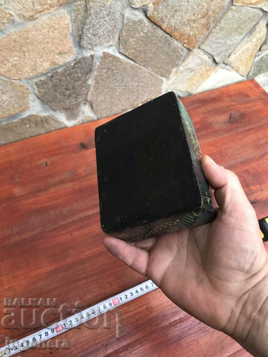 BOX PAINTED COLORED WOOD - 6