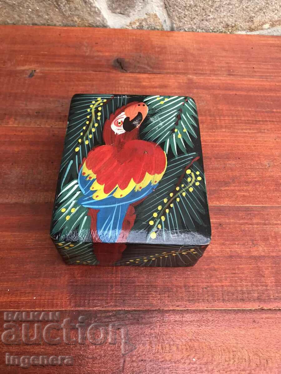 BOX PAINTED COLORED WOOD