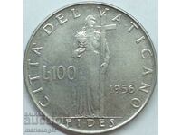 100 lire 1956 Vatican