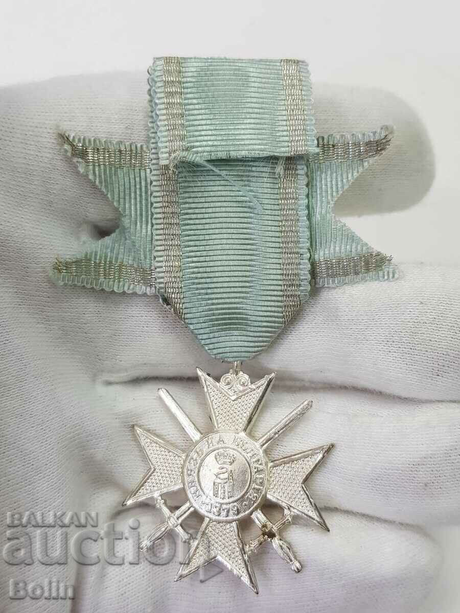 Ювелирен царски Войнишки Кръст За Храброст 3-та ст. 1915 г. - 7 Ювелирен царски Войнишки Кръст За Храброст 3-та ст. 1915 г. - 7