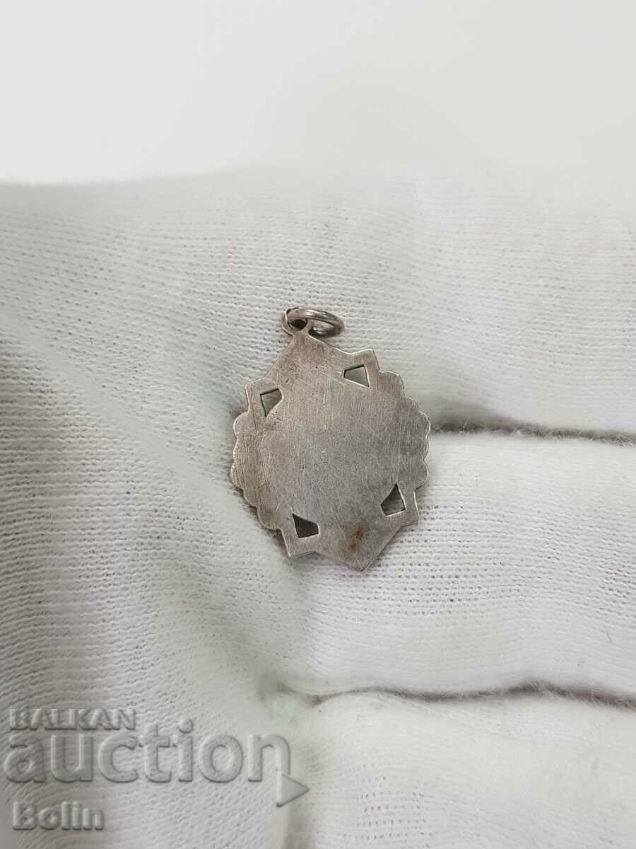 A rare 19th century silver painted enamel European medallion. with price 65.00 BGN | € 33.23 A rare 19th century silver painted enamel European medallion. with price 65.00 BGN | € 33.23