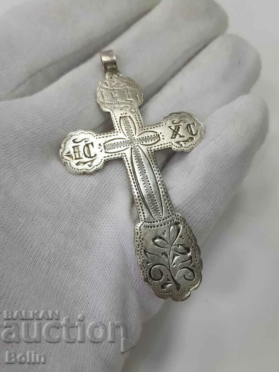 Auction Rare Russian Imperial Silver Cross 84 BC 19th-20th century Auction Rare Russian Imperial Silver Cross 84 BC 19th-20th century