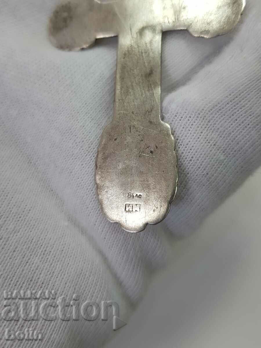 Rare Russian Imperial Silver Cross 84 BC 19th-20th century - 7 Rare Russian Imperial Silver Cross 84 BC 19th-20th century - 7