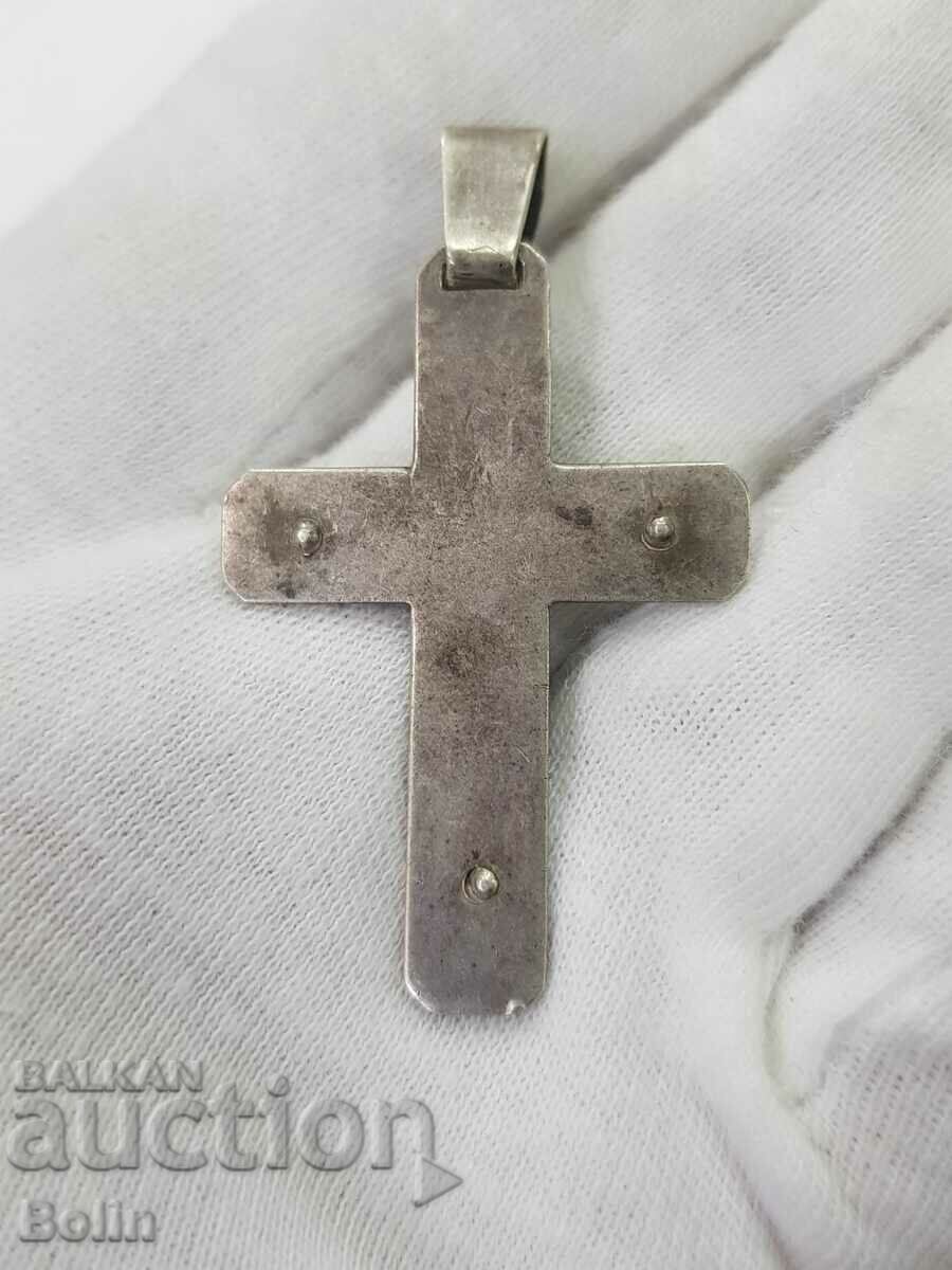Old silver male cross with Jesus Christ - Crucifixion with price 120.00 BGN | € 61.36 Old silver male cross with Jesus Christ - Crucifixion with price 120.00 BGN | € 61.36