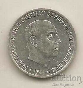 +Spain 50 centimos 1966(1971) with price 1.20 BGN | € 0.61