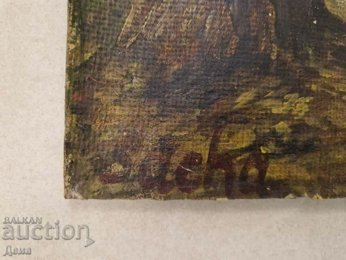 Un tablou vechi de maestru de la începutul secolului al XX-lea. - 5 Un tablou vechi de maestru de la începutul secolului al XX-lea. - 5