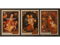 Cook Islands 1987 Art/Paintings/Christmas Overprint 7.5€ MNH