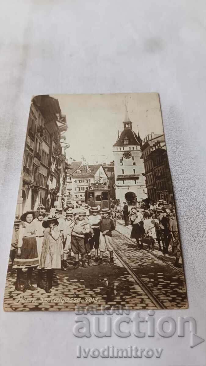 Postcard Bern Spitalgasse 1918