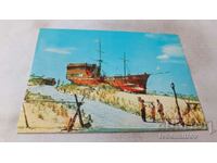 Пощенска картичка Слънчев бряг Бар Фрегата 1978