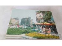 Postcard Varna Center 1977