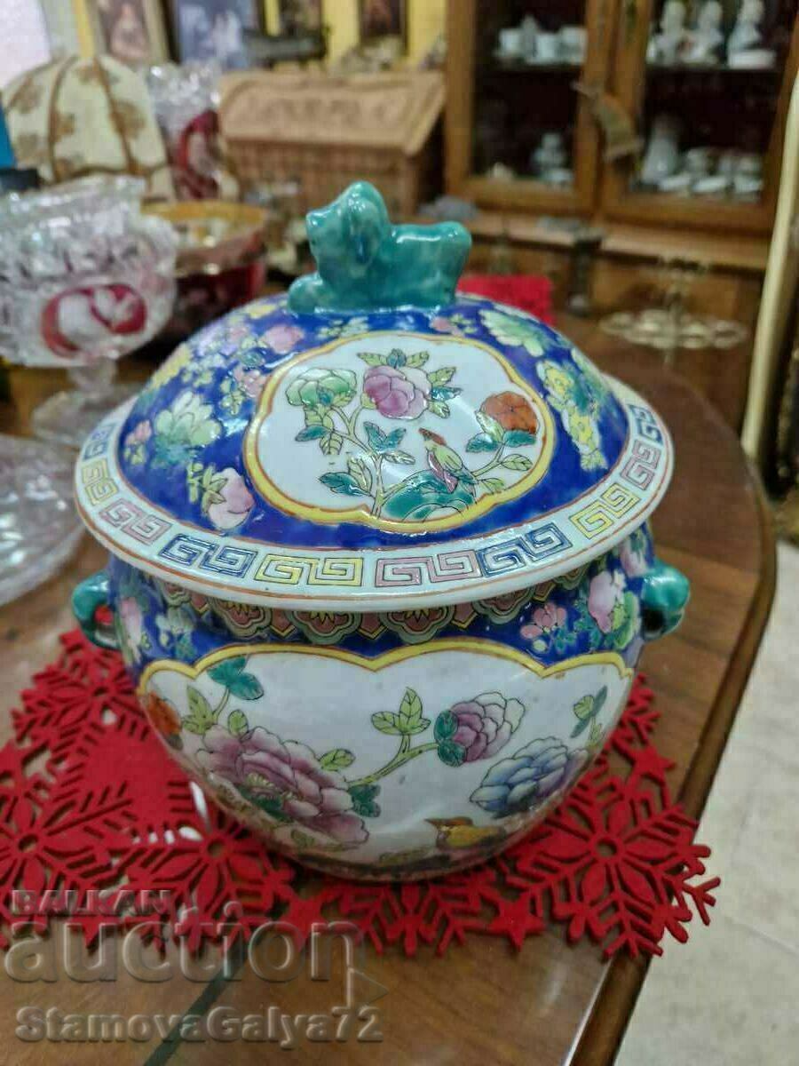 Old Chinese antique bowl- Peranakan with price 399.00 BGN | € 204.01 Old Chinese antique bowl- Peranakan with price 399.00 BGN | € 204.01