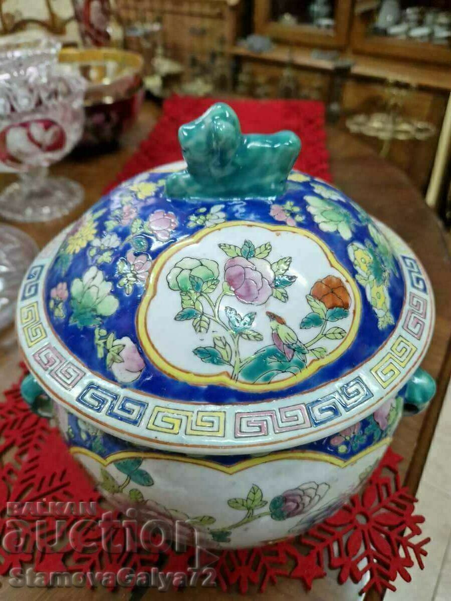 Auction Old Chinese antique bowl- Peranakan Auction Old Chinese antique bowl- Peranakan