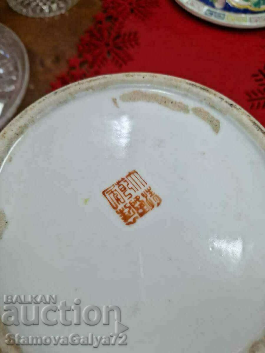 Vechi castron chinezesc antic - Peranakan - 7