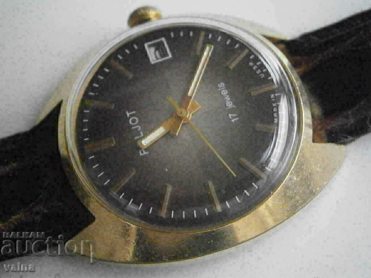 Auction POLJOT 2614.2H, 17 jewels! Case - 36mm! USSR Auction POLJOT 2614.2H, 17 jewels! Case - 36mm! USSR