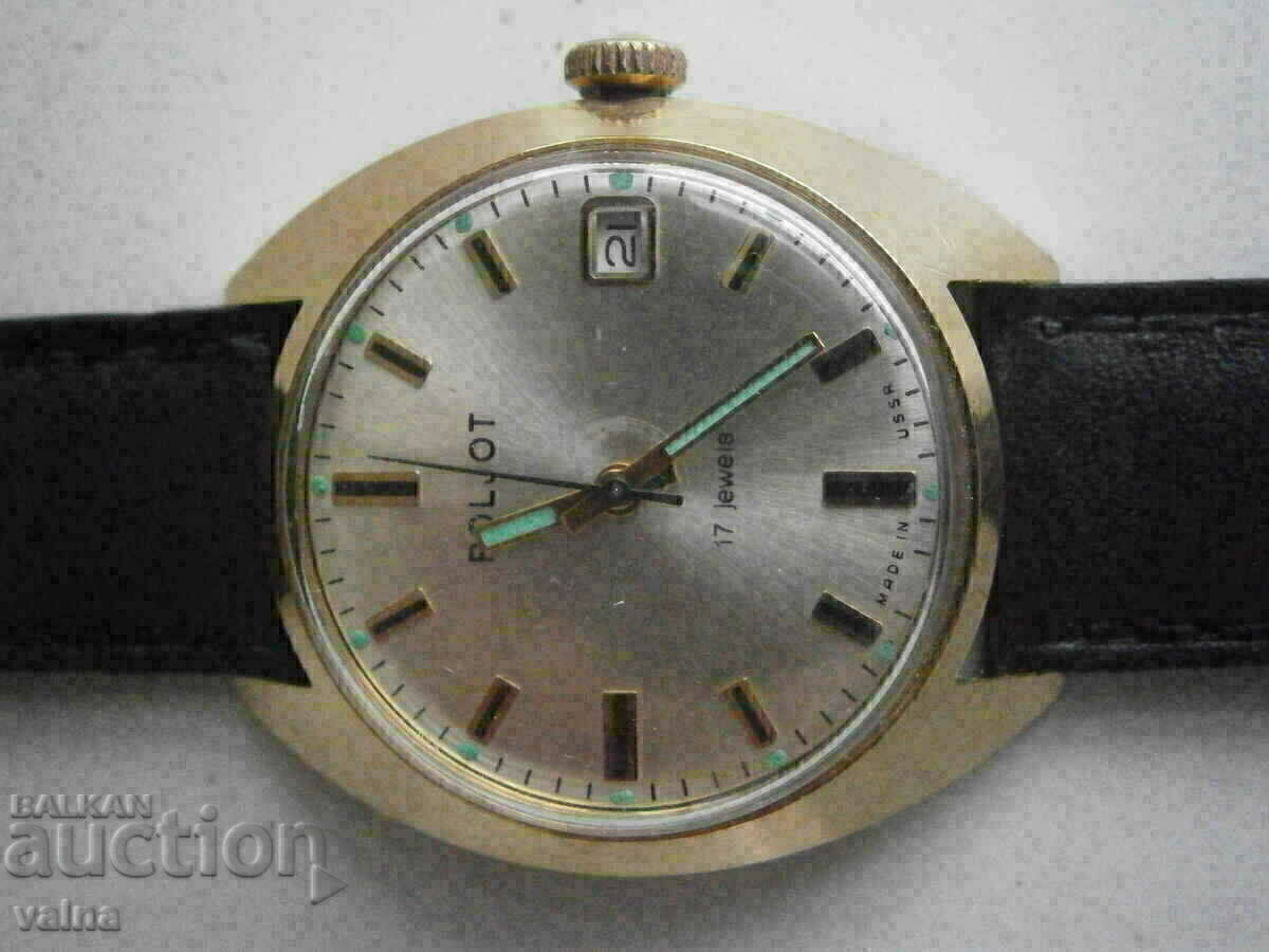 Аукцион POLJOT 2614.2H, 17 jewels! Каса - 36мм! USSR