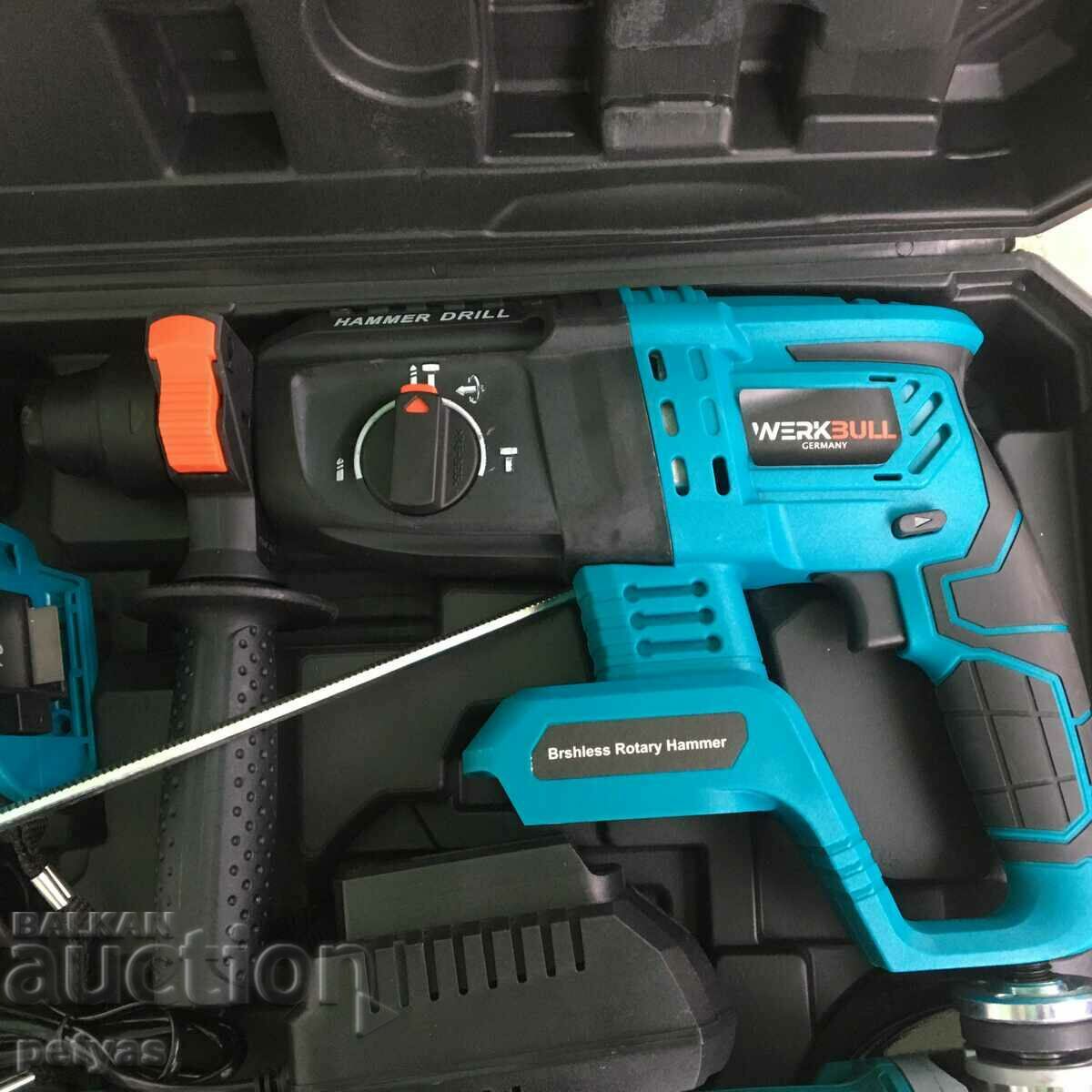 4 in 1 Perforator Screwdriver Angle grinder Cordless 36 with price 306.50 BGN | € 156.71 4 in 1 Perforator Screwdriver Angle grinder Cordless 36 with price 306.50 BGN | € 156.71