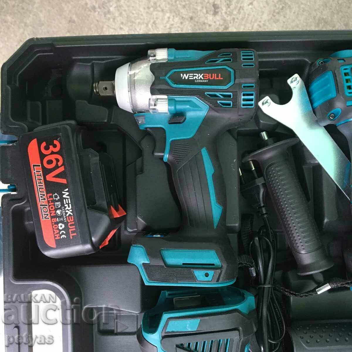 Delivery of 4 in 1 Perforator Screwdriver Angle grinder Cordless 36 Delivery of 4 in 1 Perforator Screwdriver Angle grinder Cordless 36