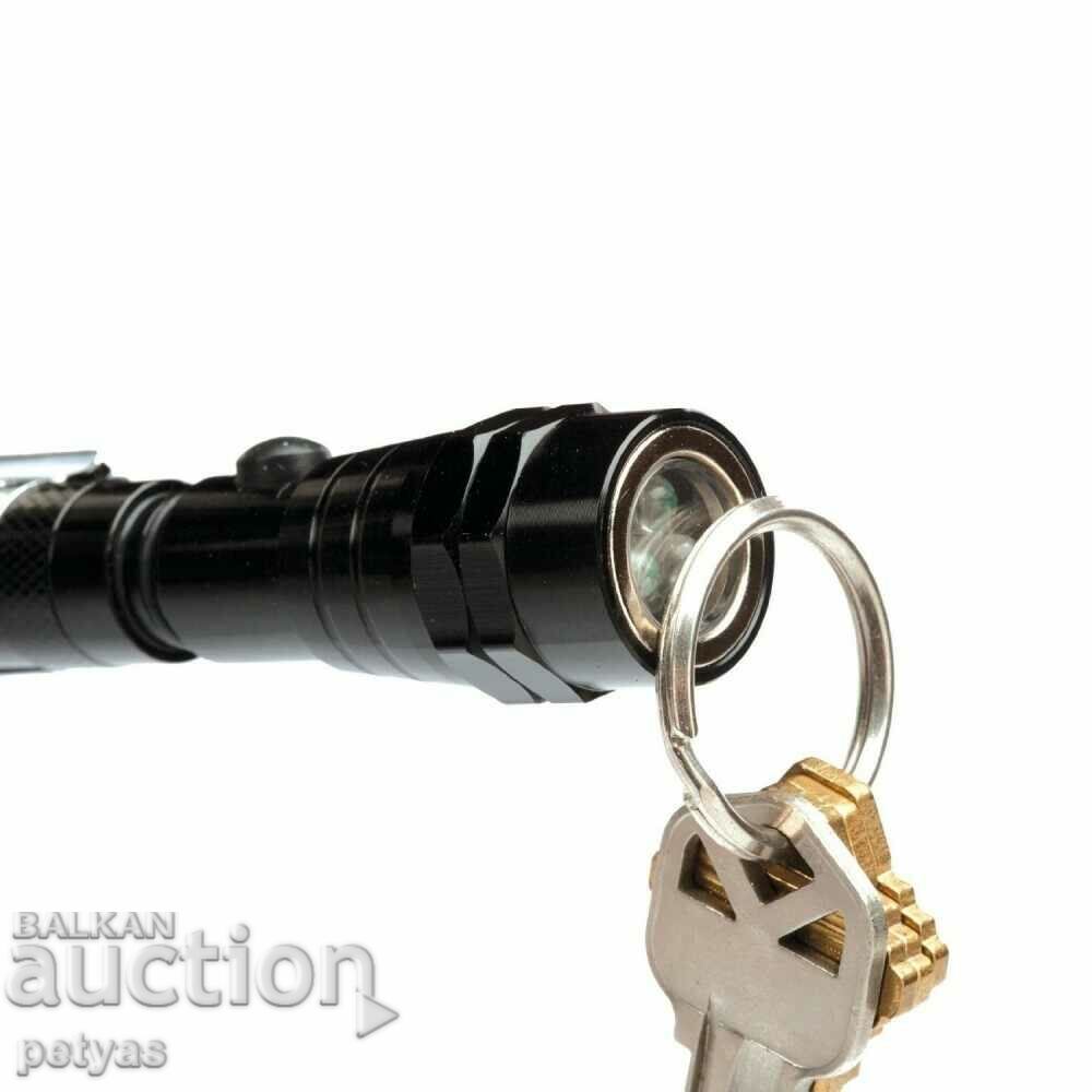 Παράδοση Τηλεσκοπικό φανάρι με εύκαμπτη μαγνητική κεφαλή LED Παράδοση Τηλεσκοπικό φανάρι με εύκαμπτη μαγνητική κεφαλή LED