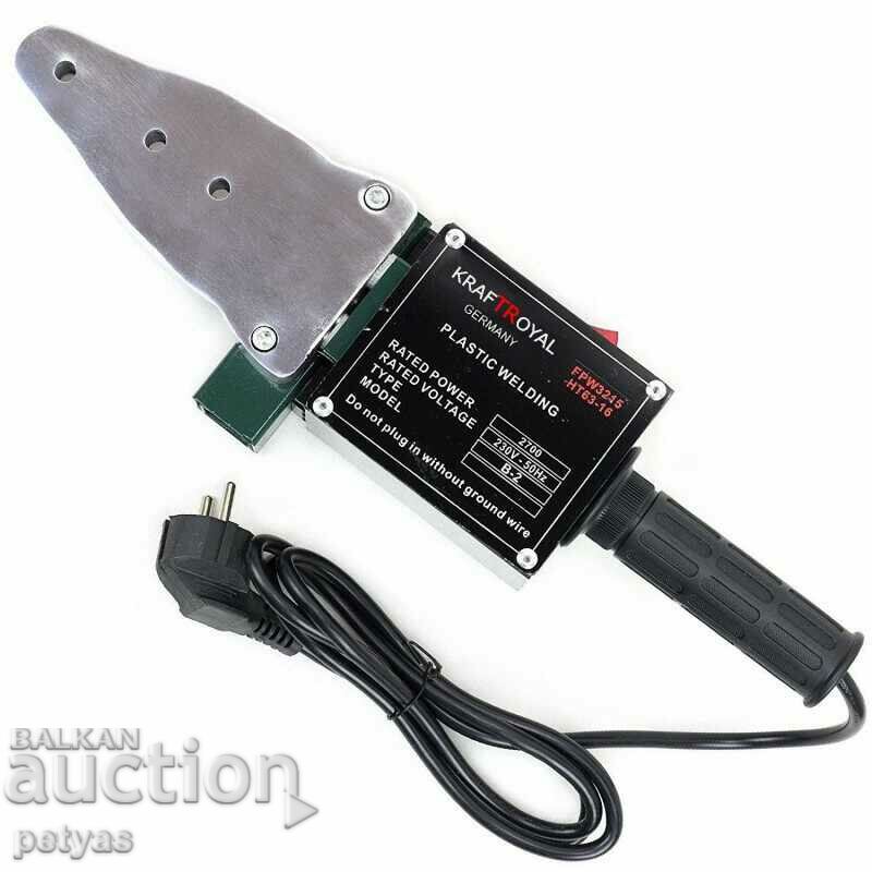 Auction German soldering iron 2500 W for polypropylene pipes - 6 heads Auction German soldering iron 2500 W for polypropylene pipes - 6 heads