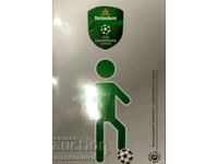 Хайнекен Heineken Стикер редки бира футбол