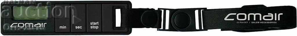 Comair - Cronometru digital "Lanyard", culoare: Negru