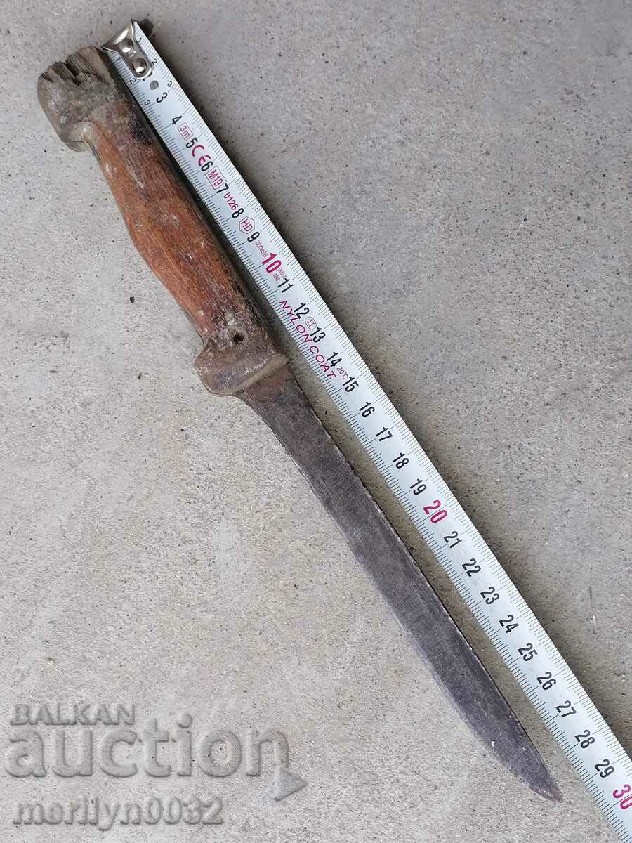 Old forged country knife, karakulak, blade blade with price 59.00 BGN | € 30.17 Old forged country knife, karakulak, blade blade with price 59.00 BGN | € 30.17