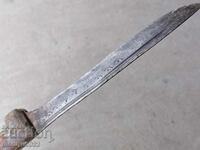 Old forged country knife, karakulak, blade blade