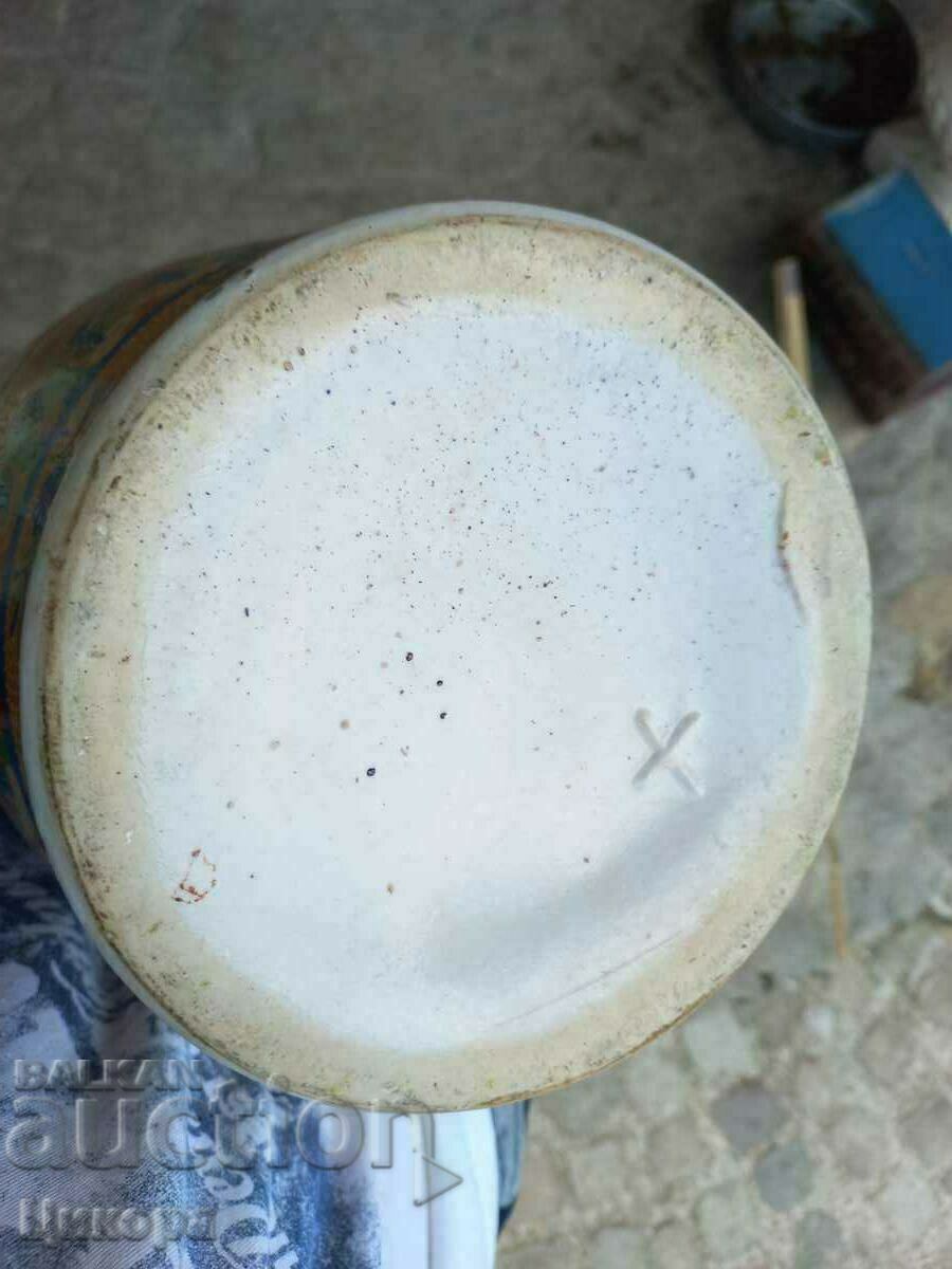 MEISSEN LARGE SATSUMA PORCELAIN VASE - 7 MEISSEN LARGE SATSUMA PORCELAIN VASE - 7