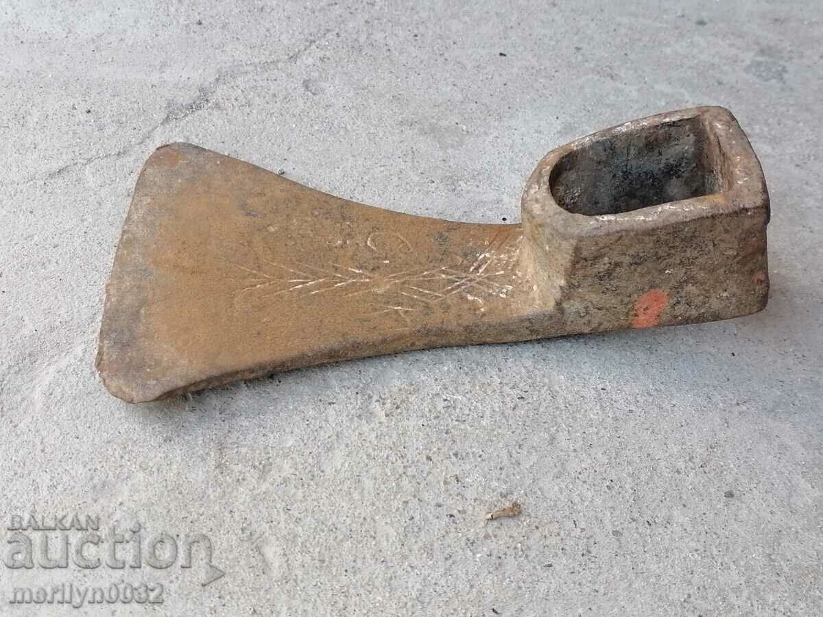 Forged chap, hoe, agricultural instrument, wrought iron - 6 Forged chap, hoe, agricultural instrument, wrought iron - 6