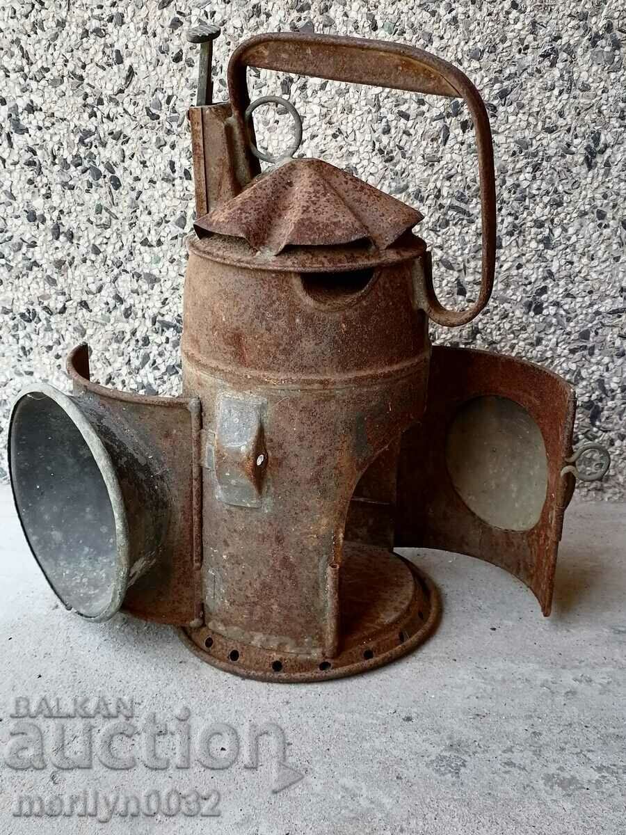 Доставка на Армейски ръчно преносим ЖП фенер WW2