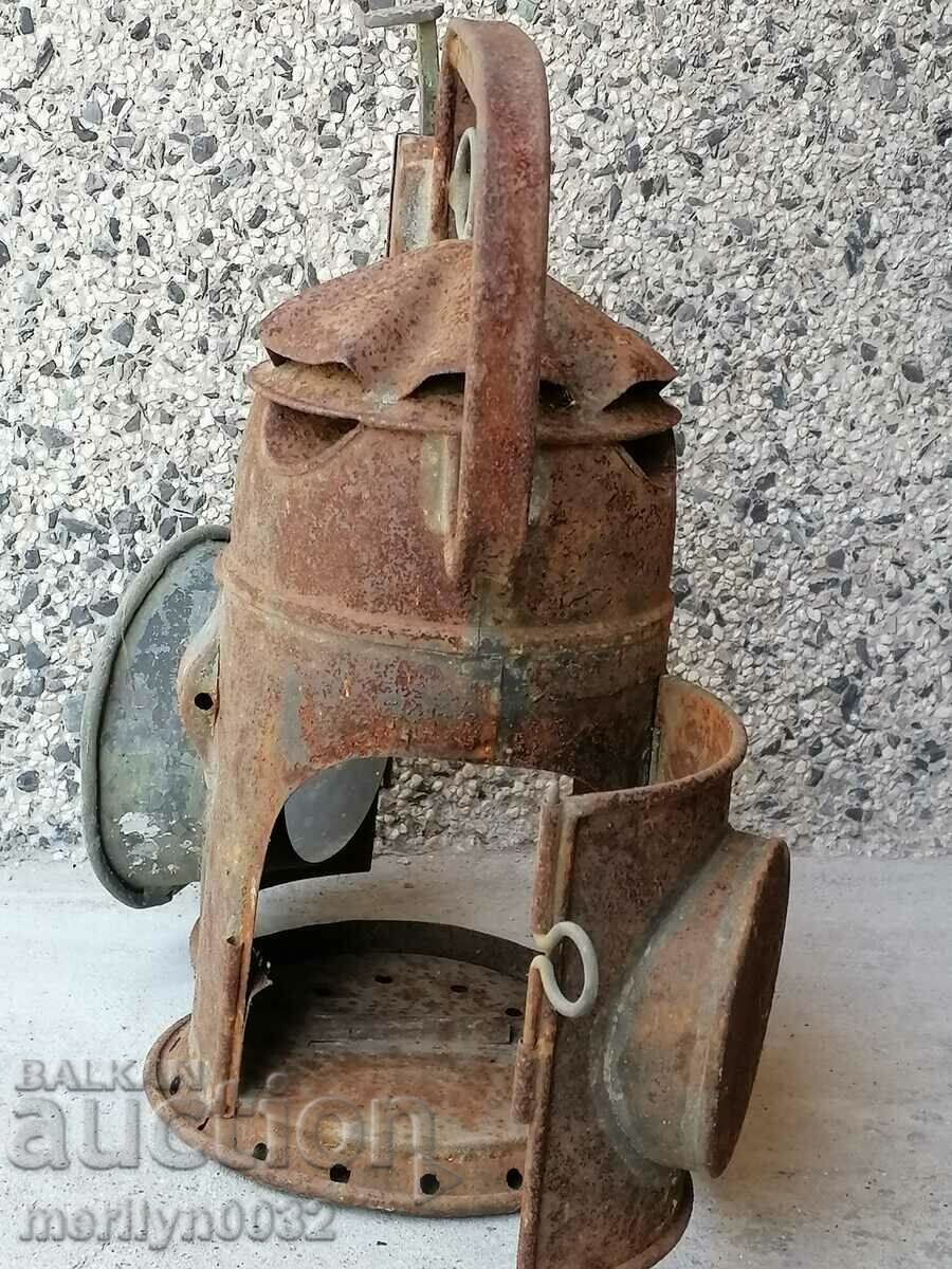 Армейски ръчно преносим ЖП фенер WW2 - 6