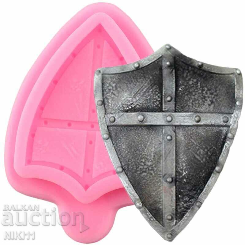 Silicone mold shield and sword, cake decoration, fondant with price 18.00 BGN | € 9.20