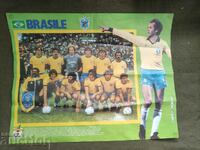 Poster Fotbal Brazilia 1986 Guerin Sportivo